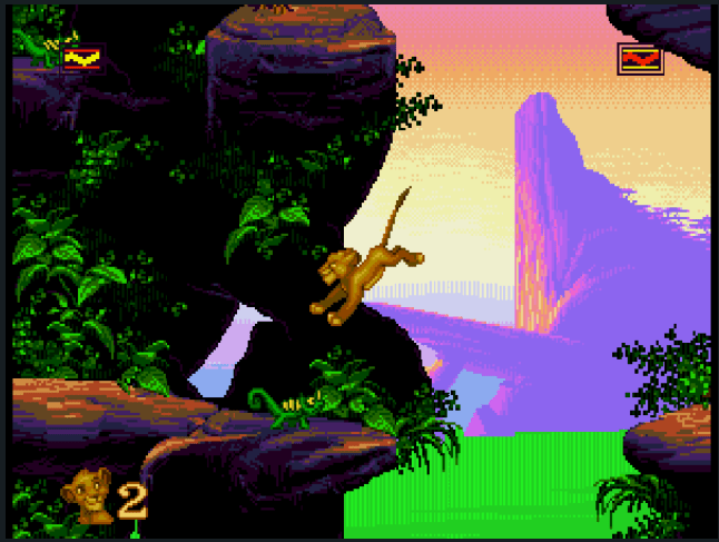 LION KING SEGA GAME