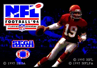 NFL Football '94 Starring Joe Montana
